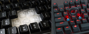 Как снять клавиши с мембранной клавиатуры