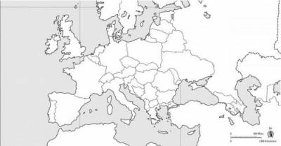Карта Европы по мнению американских военных