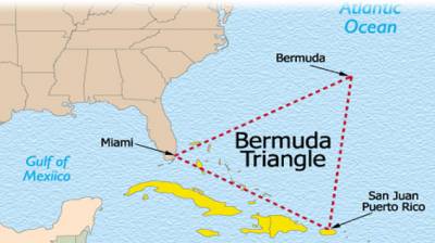 В чем загадка треугольника на Бермудах ?